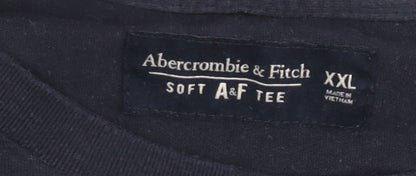 Abercrombie & Fitch Men’s Blue 2XL Crew Neck Pullover Jumper