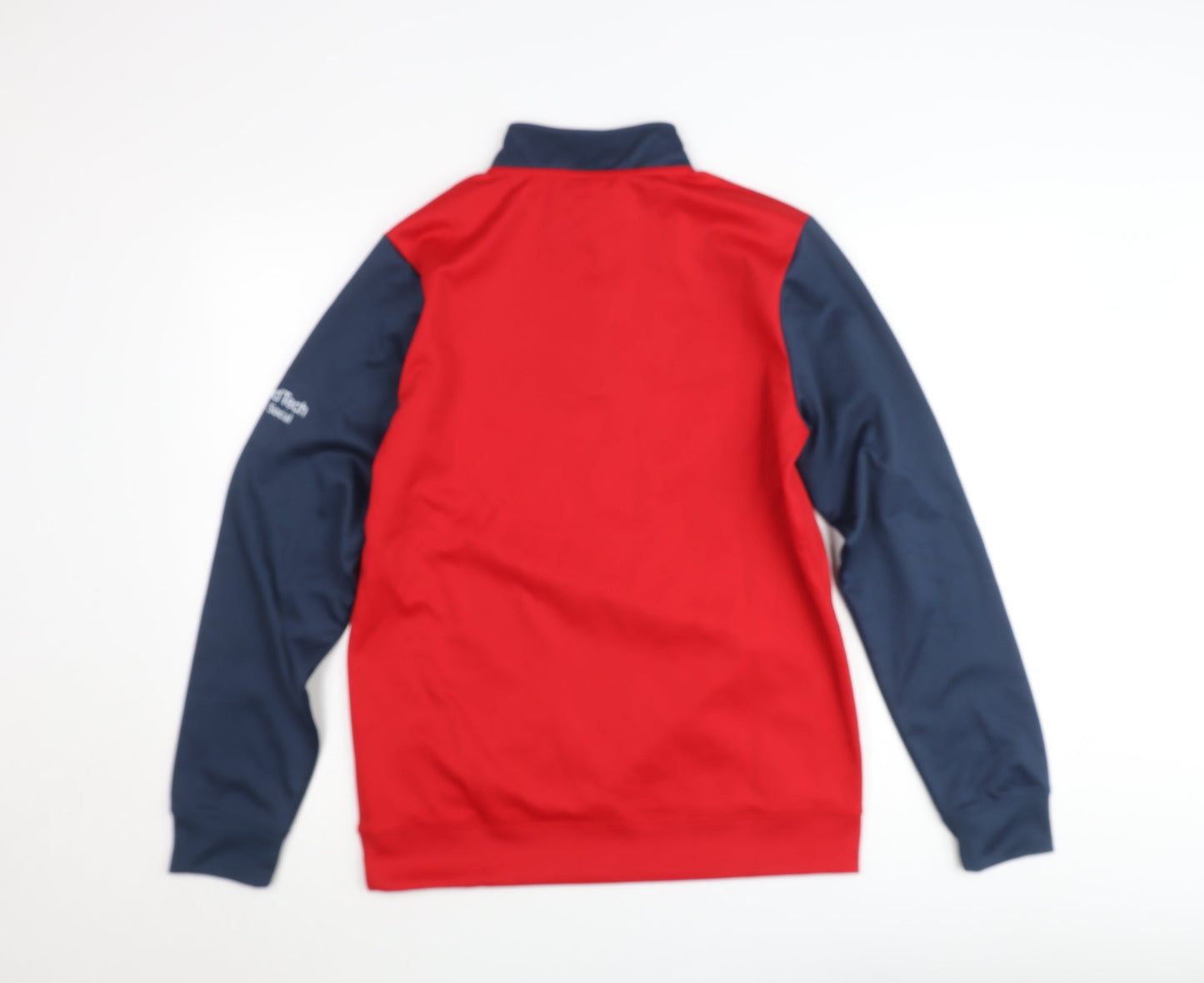 Joma Men’s Red Blue 1/4 Zip Sports Sweatshirt Size M
