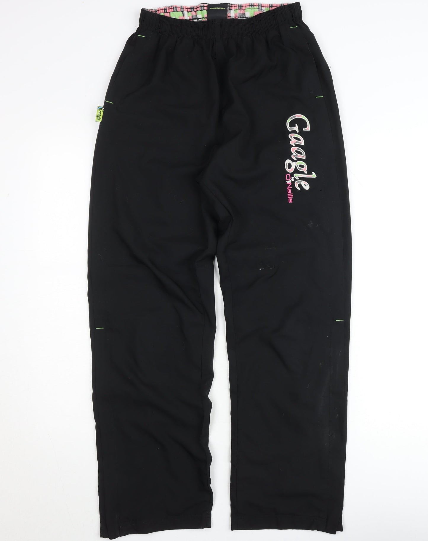 O'Neills Teens Black Gaagle Sweatpants Age 13 Elastic Waist