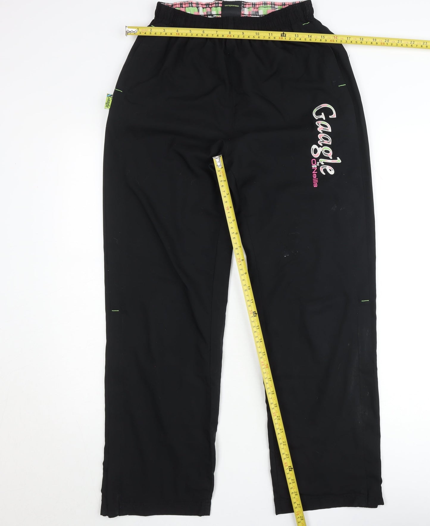 O'Neills Teens Black Gaagle Sweatpants Age 13 Elastic Waist