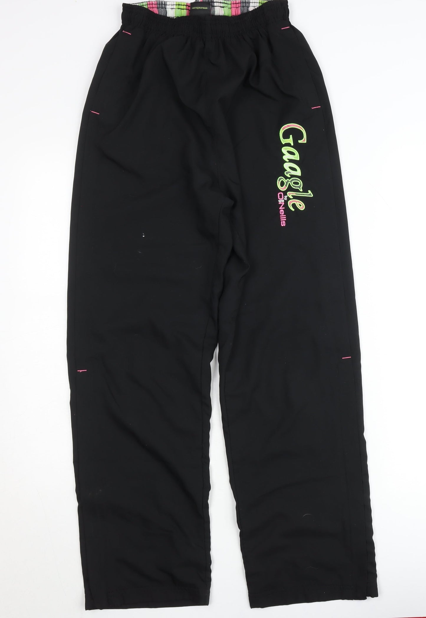O'Neills Gaagle Black Teen Girls Sweatpants Size 13 Regular Fit