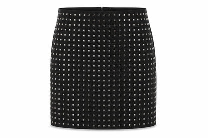 FREE/QUENT Women's Black Studded Pencil Skirt Size L