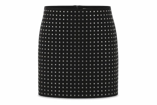 FREE/QUENT Women's Black Studded Pencil Skirt Size L