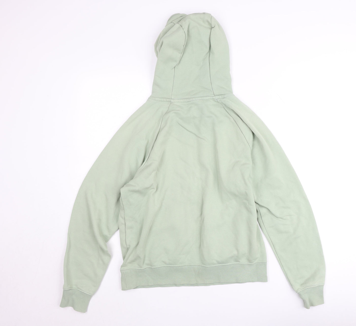 Nike Women’s Green Pullover Hoodie XS Cotton Blend Swoosh Design