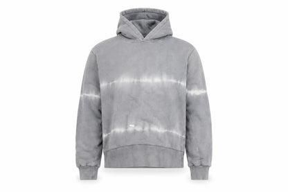 Nasty Gal Women’s Grey Tie-Dye Pullover Hoodie UK 8
