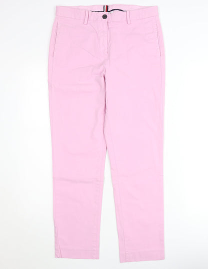 Tommy Hilfiger Men's Pink Slim Fit Chino Trousers Size S