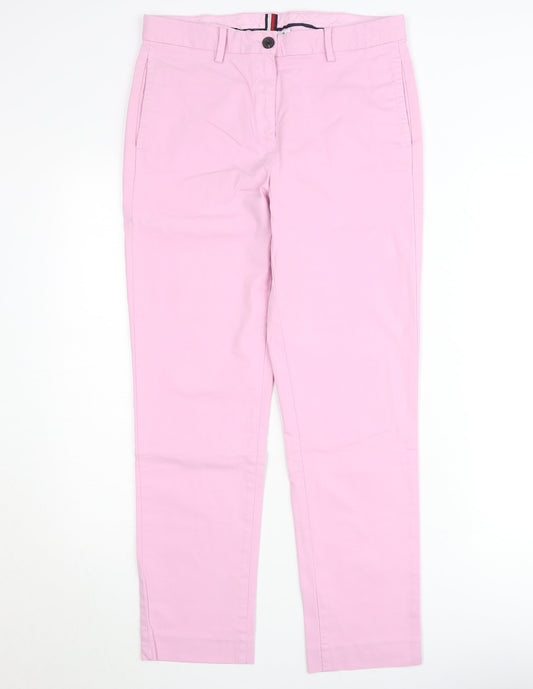 Tommy Hilfiger Men's Pink Slim Fit Chino Trousers Size S