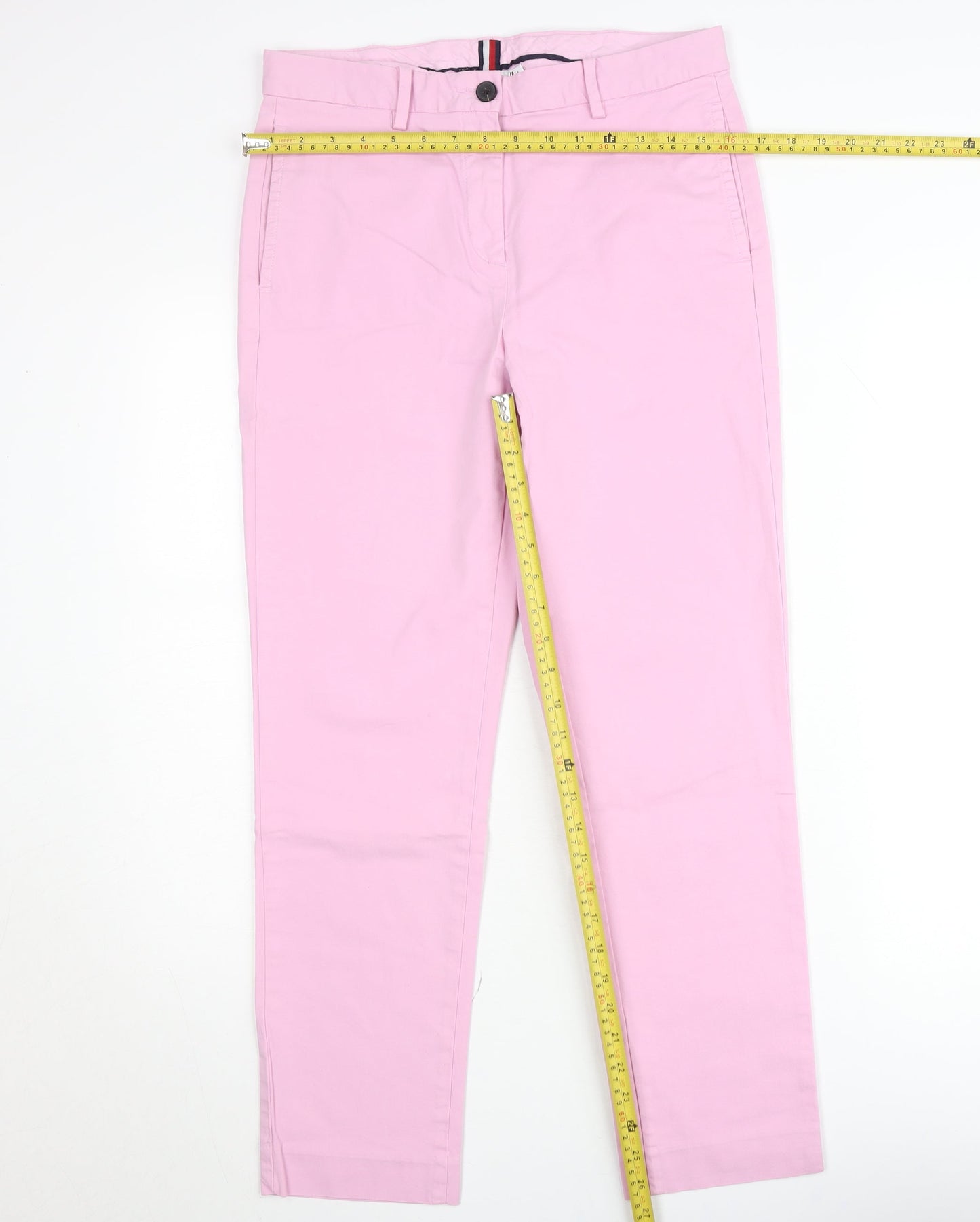 Tommy Hilfiger Men's Pink Slim Fit Chino Trousers Size S