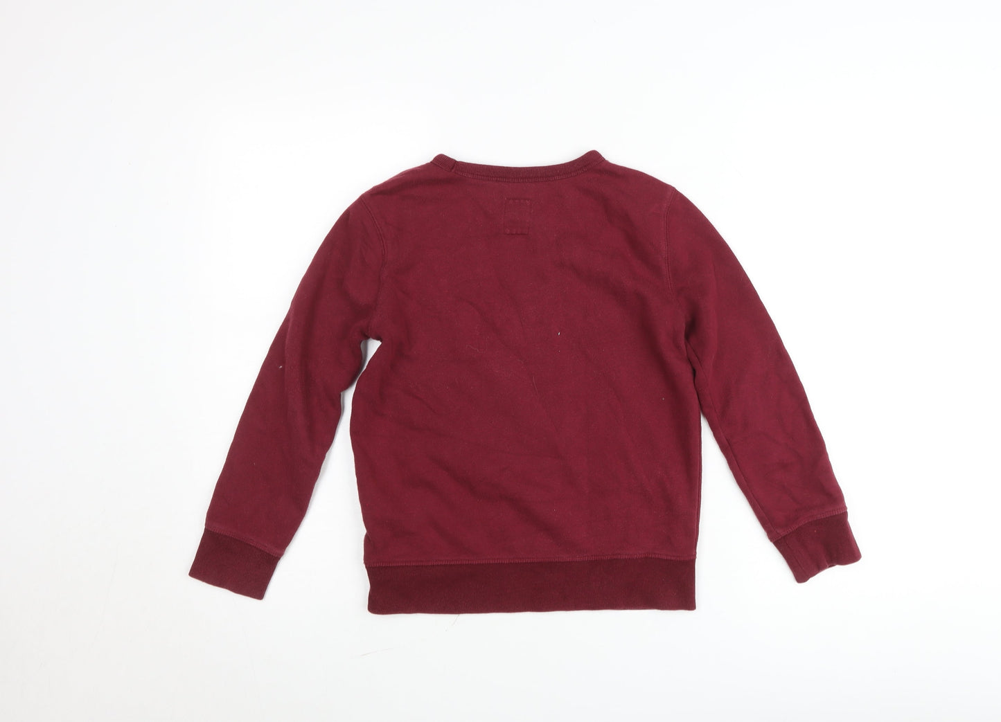 GAP Kids Girls Burgundy Crew Neck Pullover Jumper Sweatshirt Size M