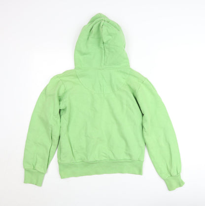 David & Goliath Boys Green Pullover Hoodie Small - Funny Sushi Print Fleece Top