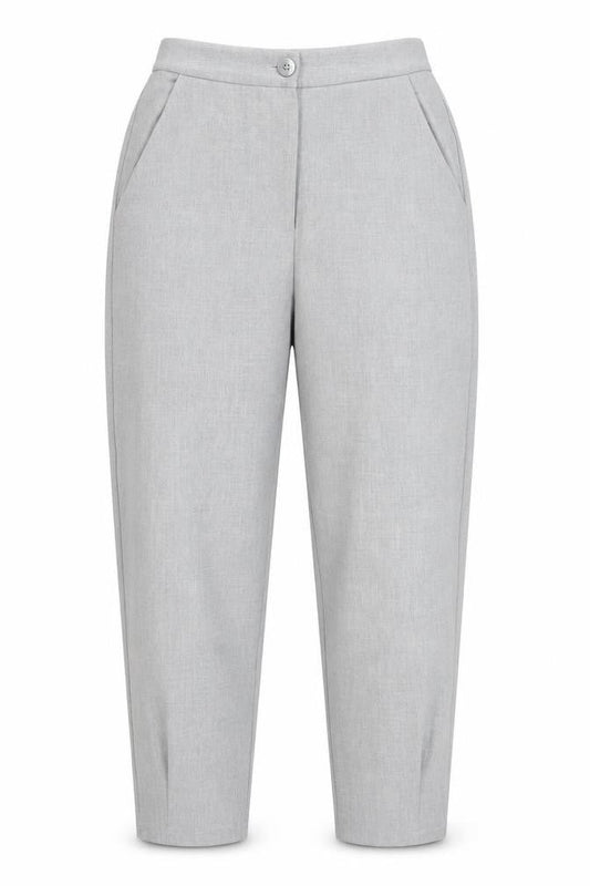 Zara Women's Grey XS Tapered Tailored Trousers