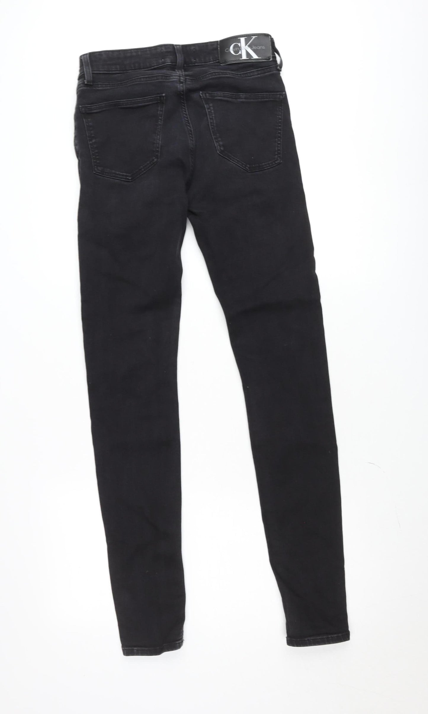 Calvin Klein Men's Black Skinny Jeans W30 L34 Slim Fit Denim