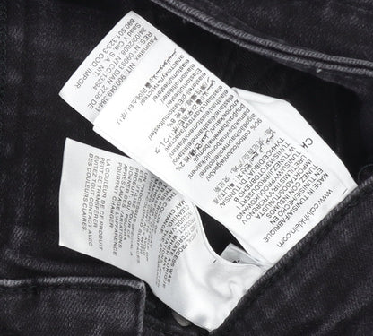 Calvin Klein Men's Black Skinny Jeans W30 L34 Slim Fit Denim