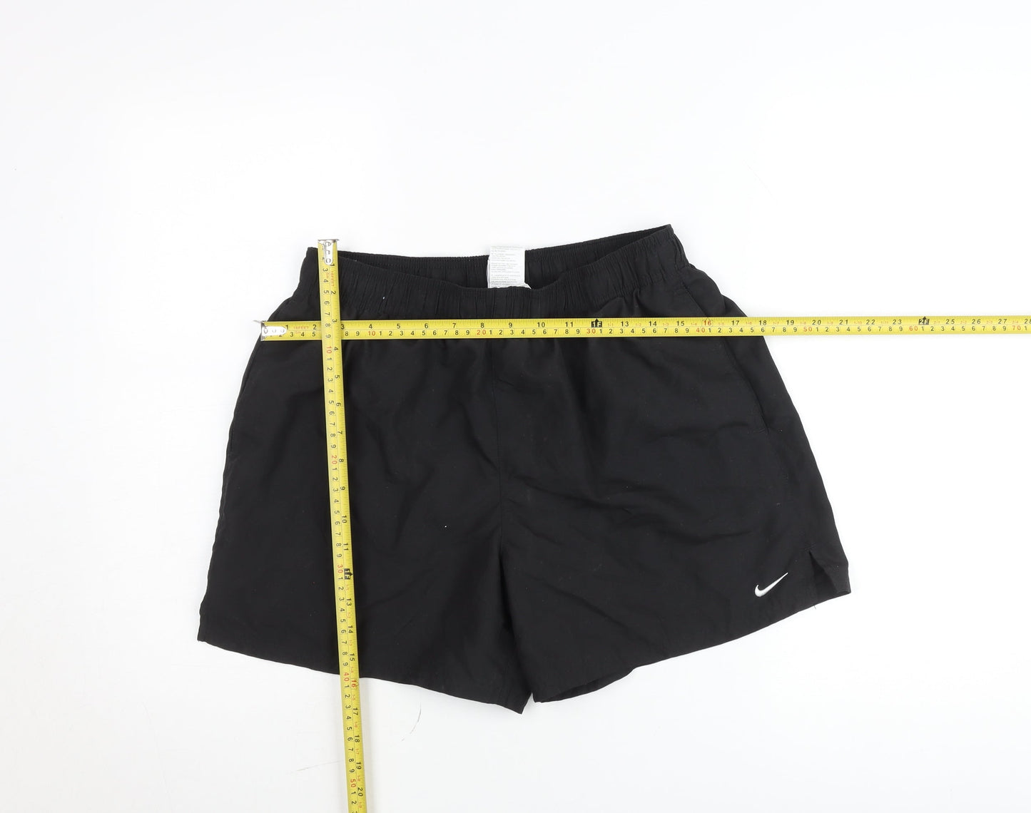 Nike Men's Black Lightweight Polyester Biker Shorts Size L