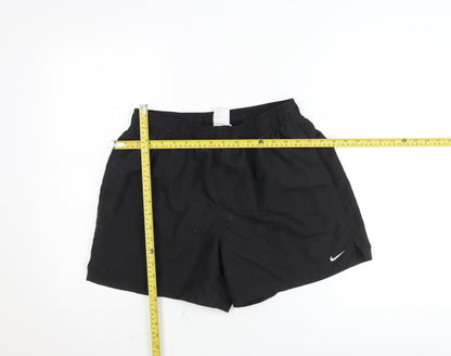 Nike Men's Black Lightweight Polyester Biker Shorts Size L