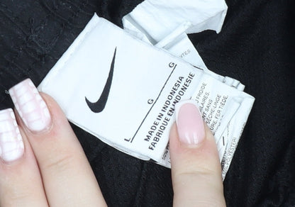 Nike Men's Black Lightweight Polyester Biker Shorts Size L