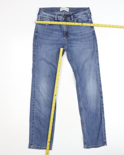 Abercrombie Kids Girls Blue Skinny Jeans 13-14 Years Regular Fit Denim