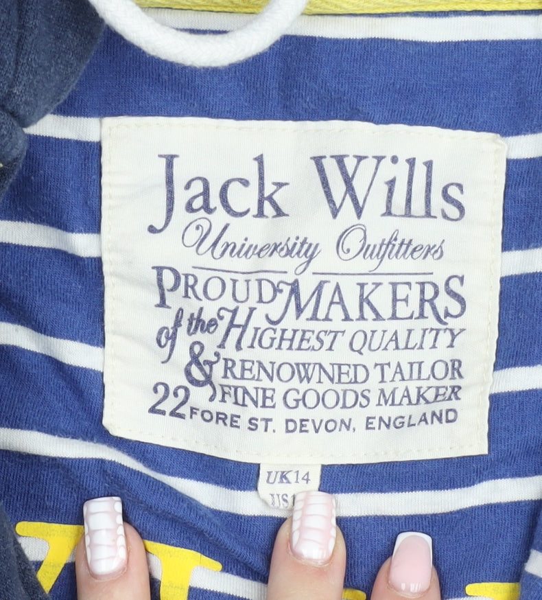 Mens UK Size L Jack Wills Blue Basic Jacket