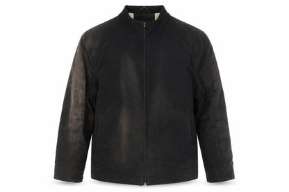 Douglas Men’s Black Cotton Lined Full Zip Casual Jacket Size 44