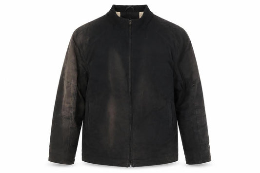 Douglas Men’s Black Cotton Lined Full Zip Casual Jacket Size 44