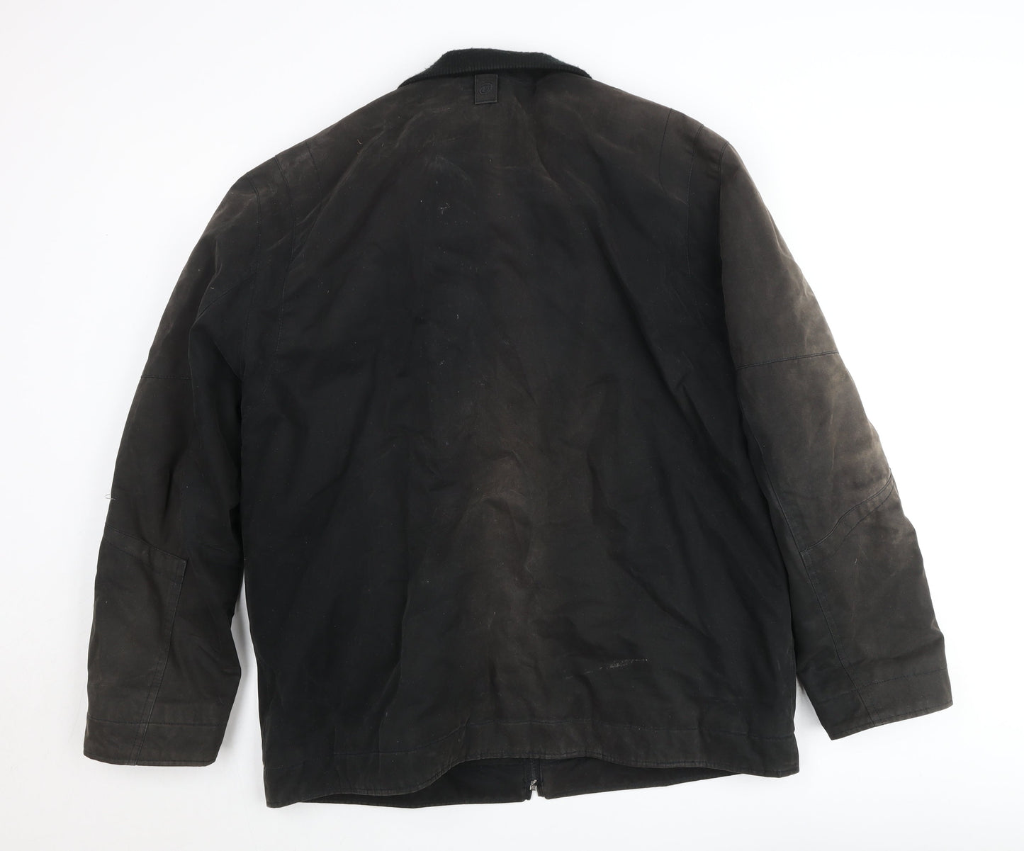 Douglas Men’s Black Cotton Lined Full Zip Casual Jacket Size 44