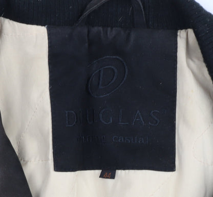 Douglas Men’s Black Cotton Lined Full Zip Casual Jacket Size 44