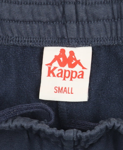 Kappa Men's Navy Small Jogger Sweatpants with Drawstring Waist