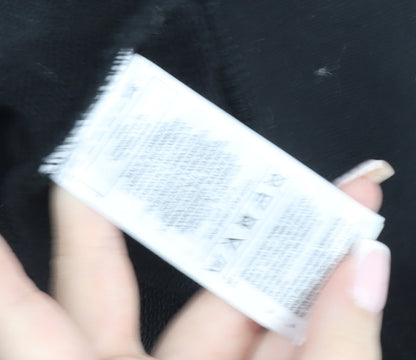 Adidas Men's Black Crew Neck Long Sleeve Pullover Sweatshirt Size L