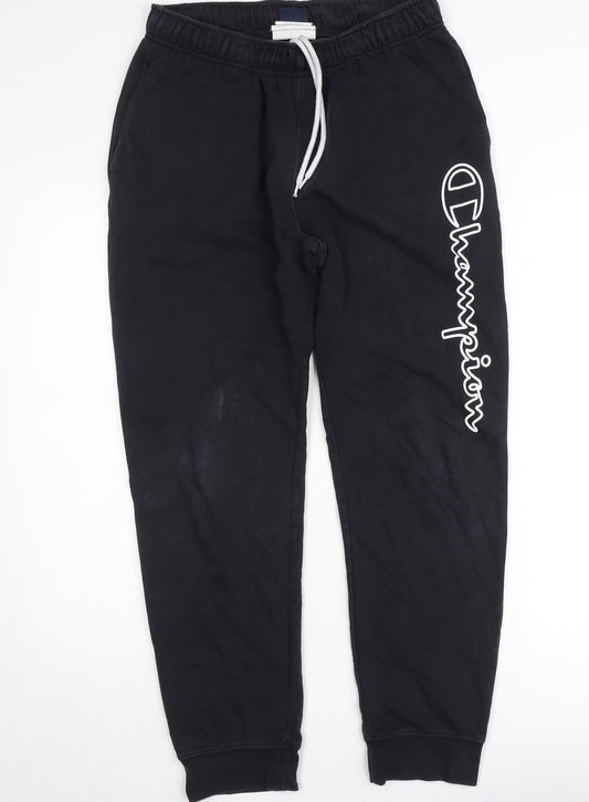 Champion Women's Black Joggers Medium Elastic Waist Sweatpants