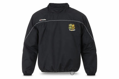 Front view of O'Neill Men's Black Windbreaker Training Jacket, size M