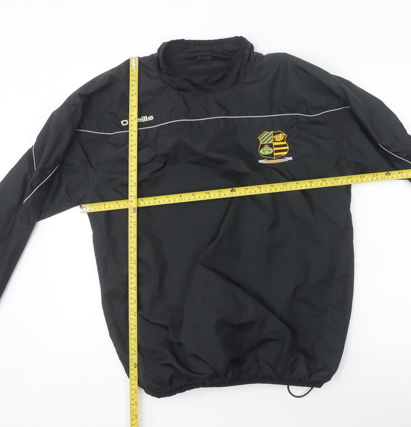 O'Neills Men's Black Windbreaker Training Jacket Size M
