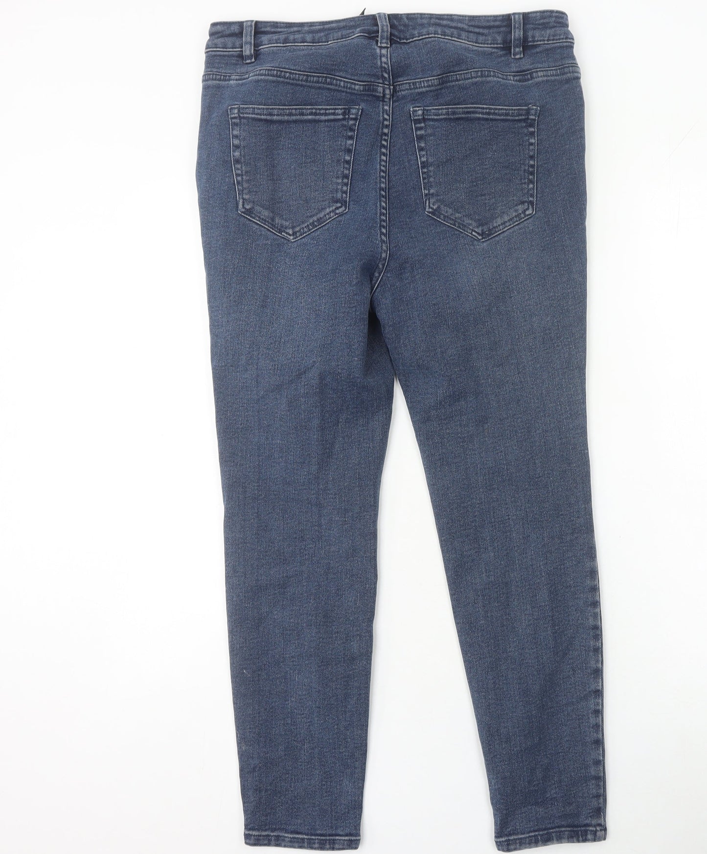 Next Men's Blue Skinny High Rise Denim Jeans Size 16 Slim Fit