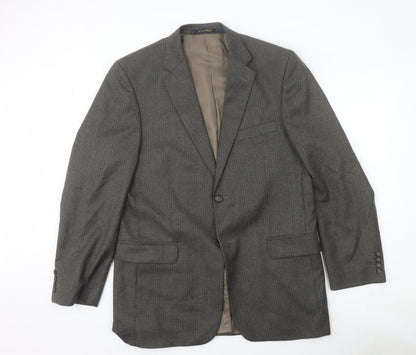 Kelly Designer Range Men's Grey Wool 40L Blazer Jacket
