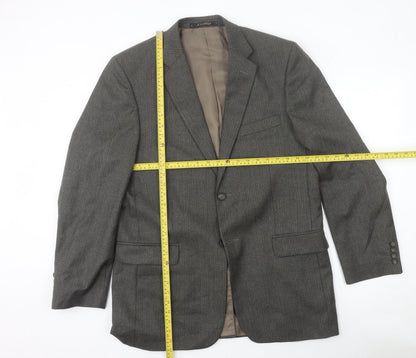 Kelly Designer Range Men's Grey Wool 40L Blazer Jacket