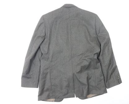 Kelly Designer Range Men's Grey Wool 40L Blazer Jacket