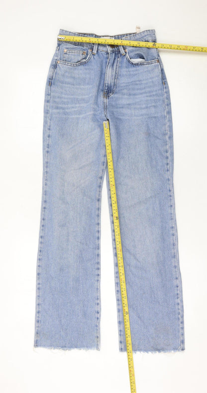 Stradivarius Womens Blue Straight Leg Denim Jeans Size 4