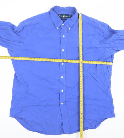 Ralph Lauren Men’s Blue Classic Fit XL Long Sleeve Dress Shirt