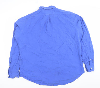 Ralph Lauren Men’s Blue Classic Fit XL Long Sleeve Dress Shirt
