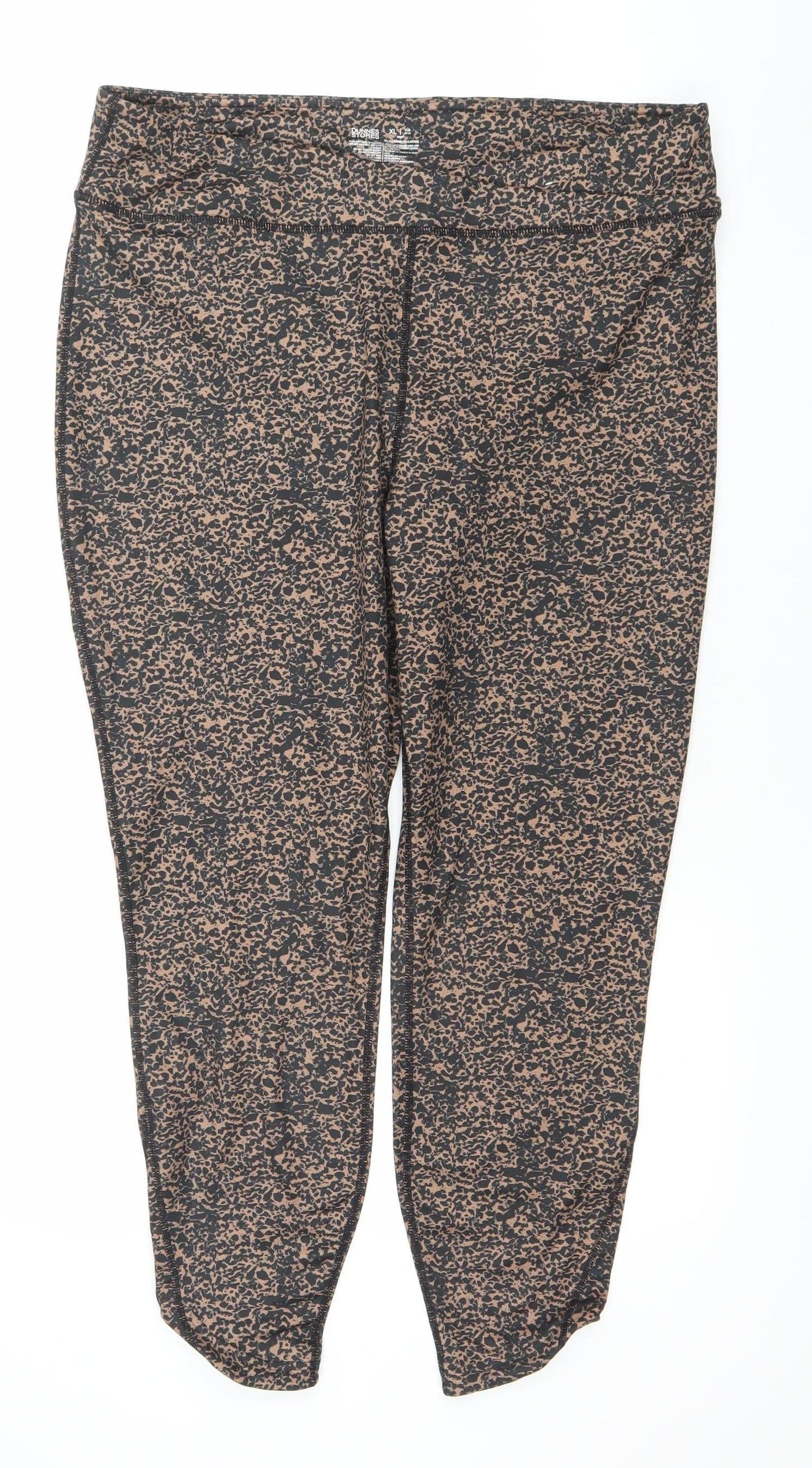 Dunnes Stores Women’s Brown Animal Print XL Leggings