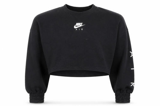 Womens UK Size M Nike Black Pullover Sweatshirt