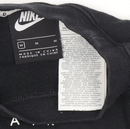 Nike Air Women's Black Cropped Pullover Sweatshirt M