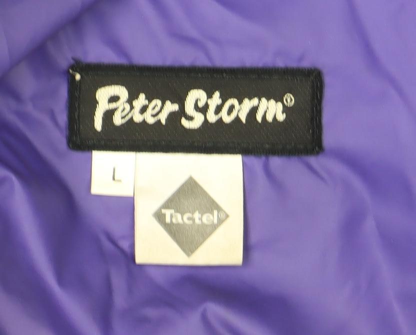 Womens UK Size L Peter Storm Purple Rain Coat