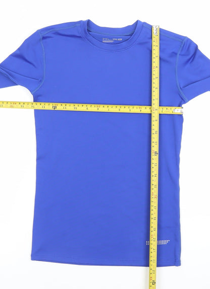 XLR8 Boys Blue Long Sleeve Athletic T-Shirt 10-11 Years Lightweight Sports Top