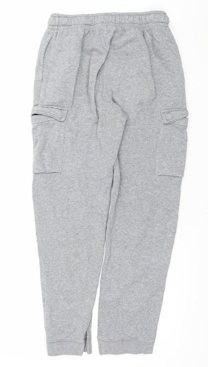Nike Boys Grey XL Tapered Sweatpants Fleece Joggers 155/170cm