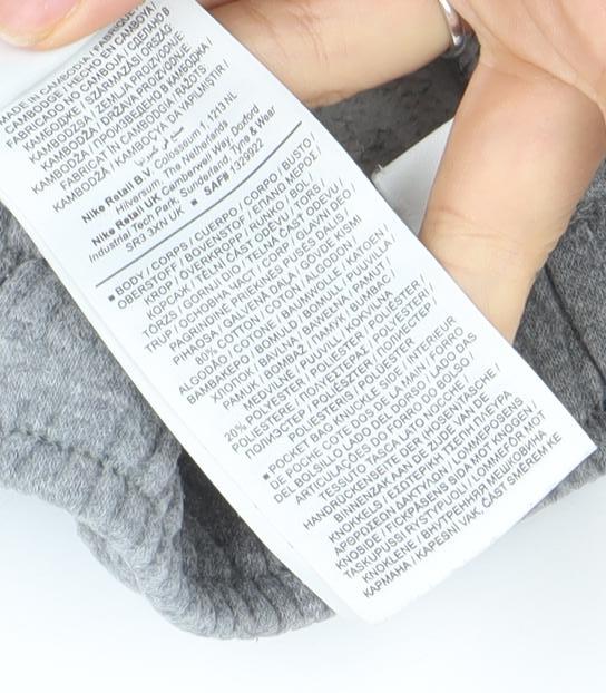 Nike Boys Grey XL Tapered Sweatpants Fleece Joggers 155/170cm