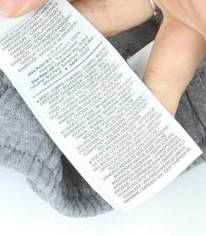 Nike Boys Grey XL Tapered Sweatpants Fleece Joggers 155/170cm