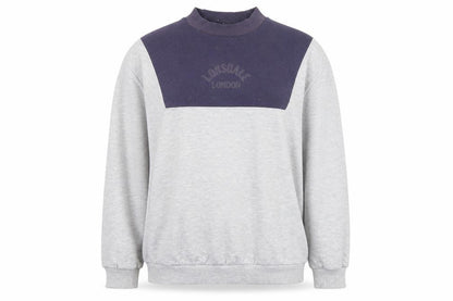 Lonsdale London Womens Grey & Navy Pullover Sweatshirt Size 16