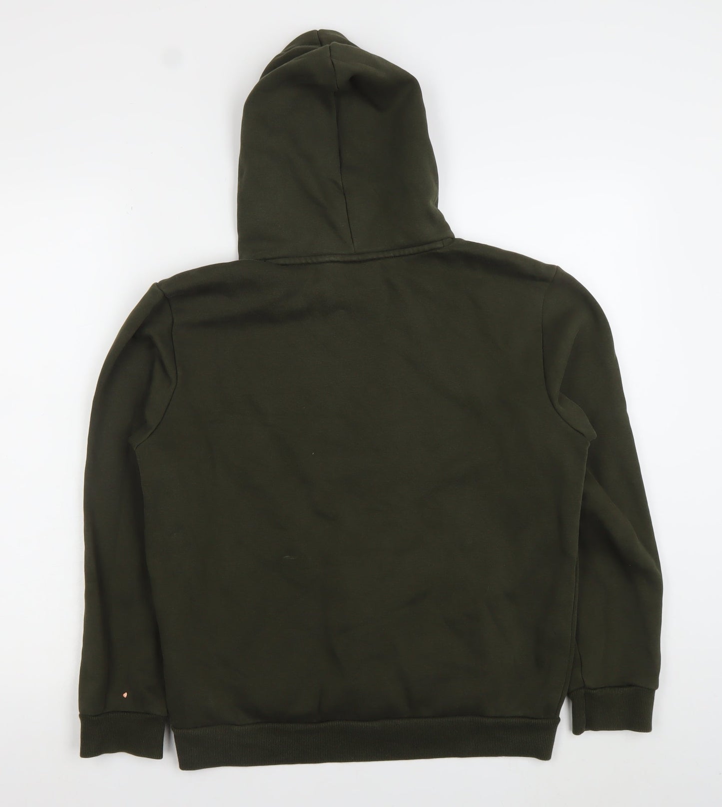 Mens UK Size S PUMA Green Pullover Hoodie