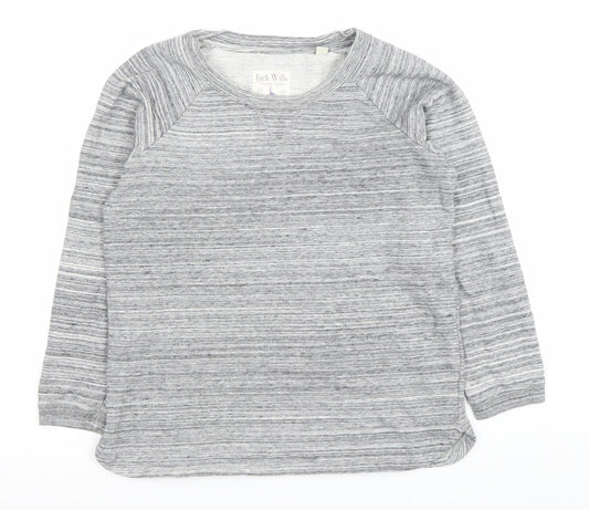 Womens UK Size 12 Jack Wills Grey Pullover Sweatshirt