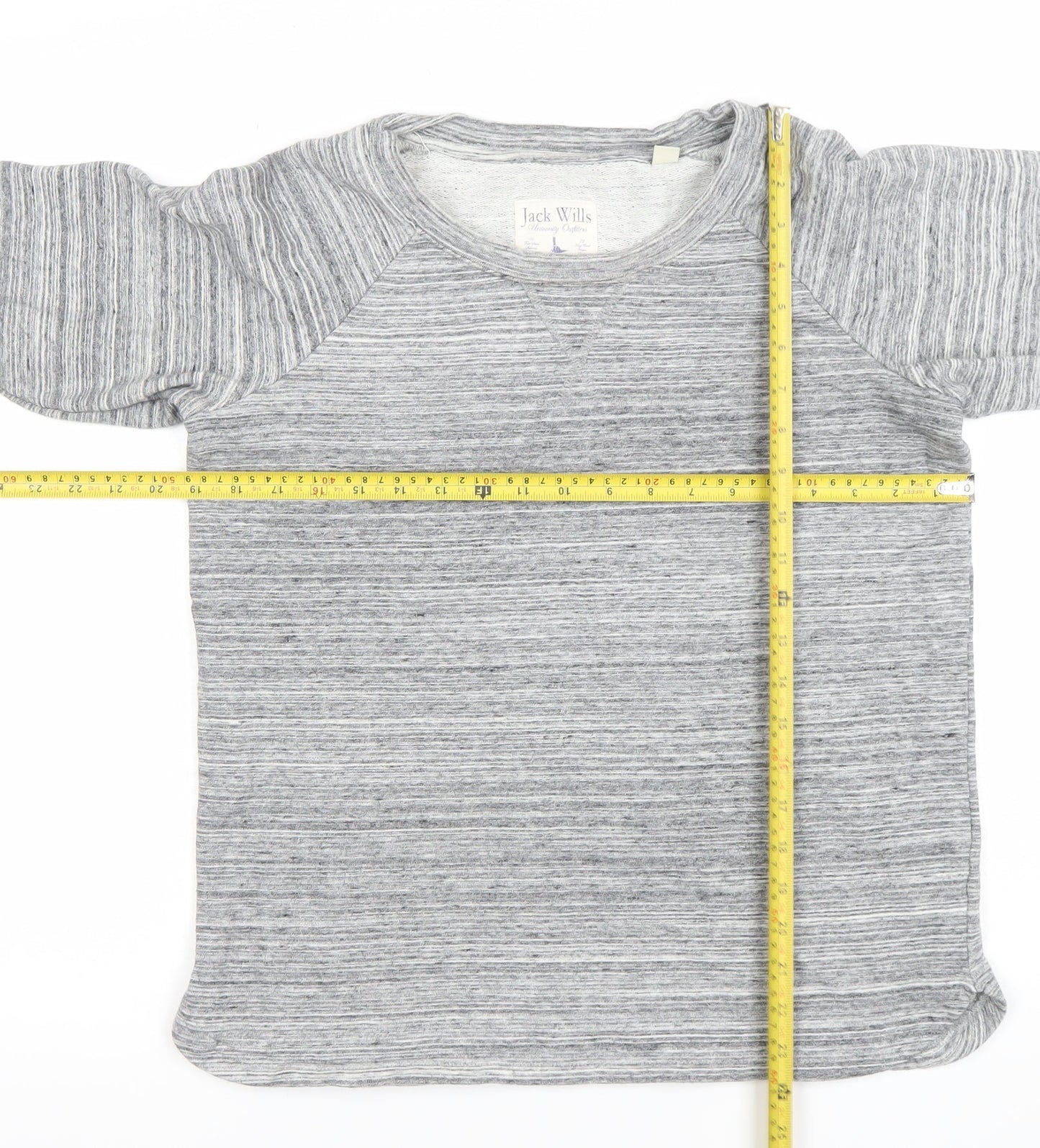 Womens UK Size 12 Jack Wills Grey Pullover Sweatshirt